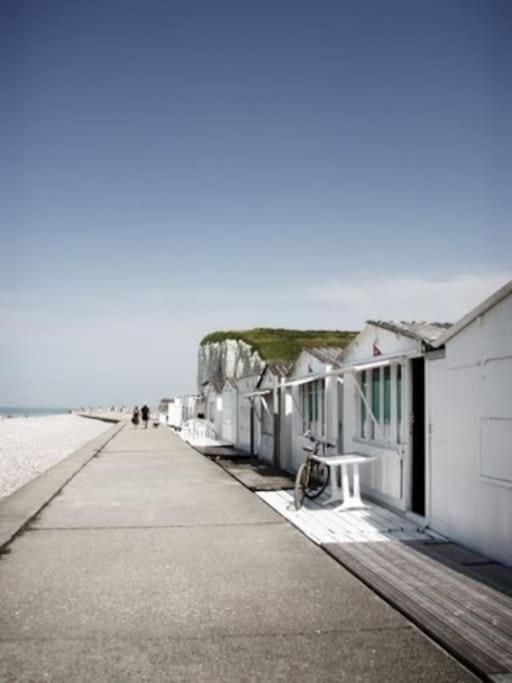 Studio a moins de 50 mètres de la plage, vue dégagée sur la vallée Veulettes-sur-Mer Esterno foto