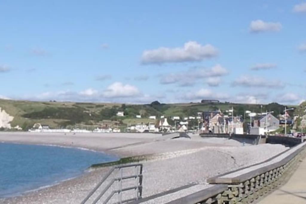 Appartamento Studio a moins de 50 mètres de la plage, vue dégagée sur la vallée Veulettes-sur-Mer Esterno foto